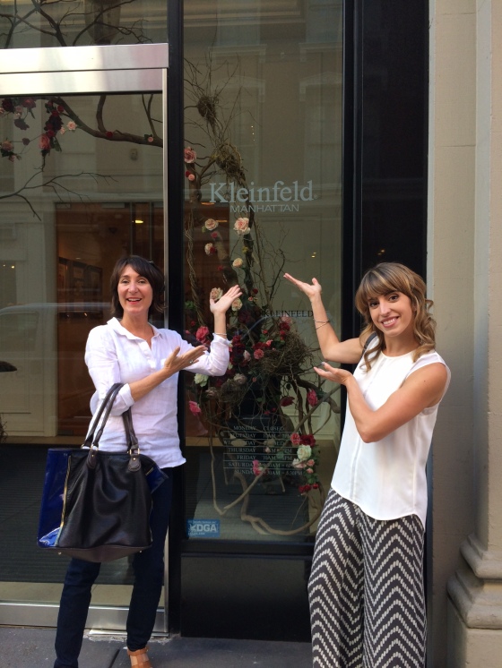 With Sheila at Kleinfeld