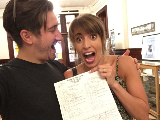 marriage license say WHAT?!